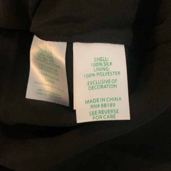 NWT Lilly Pulitzer Axler Bias Silk Cami Black - Noir Gold Chain Straps Size 6 - Picture 9 of 10